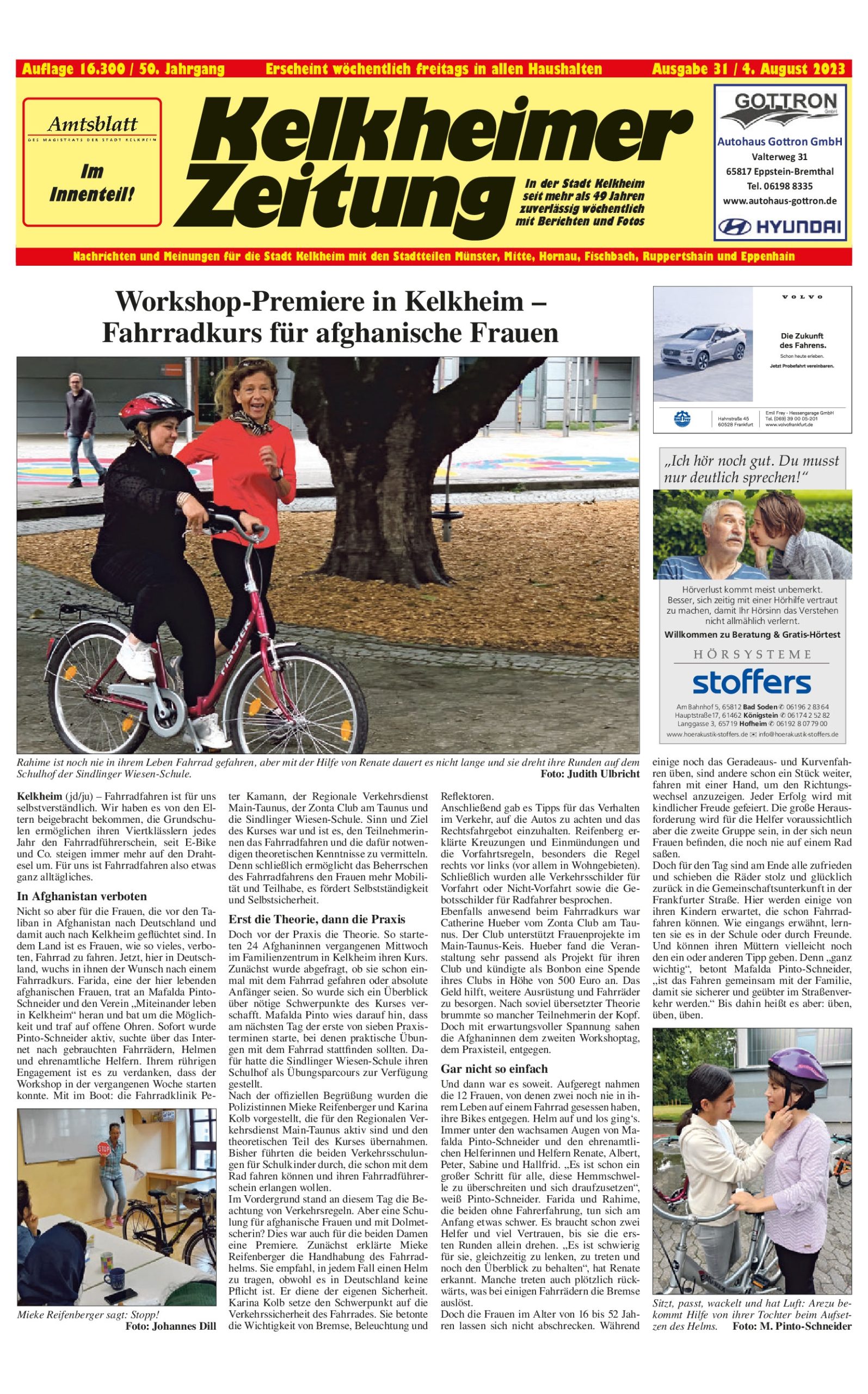 Aus der Kelkheimer Zeitung vom 04.08.2023